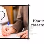 How to write a research paper