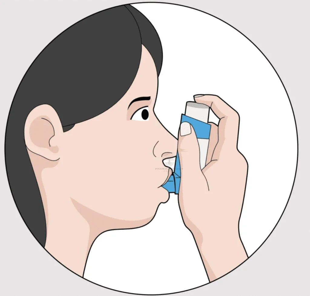 Nebuliser for asthma