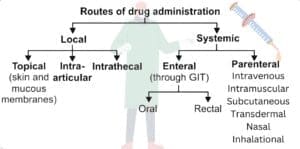 Routes of drug administration