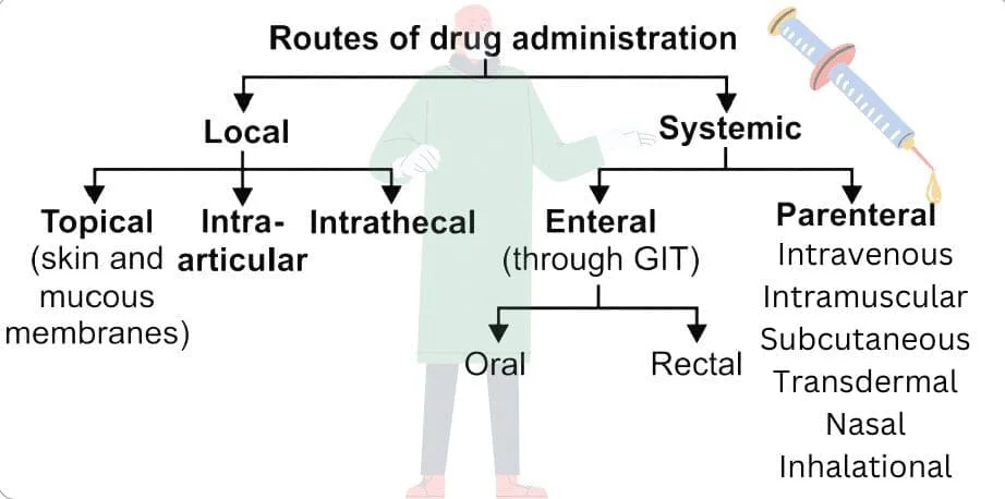 Routes of drug administration