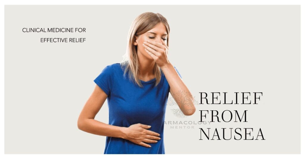 antiemetic drugs to relieve nausea and vomiting