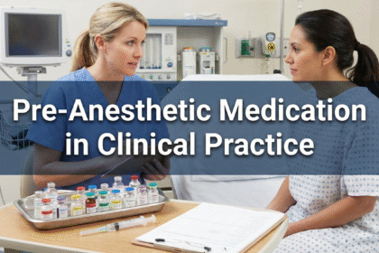 Pre-Anesthetic Medication in Clinical Practice