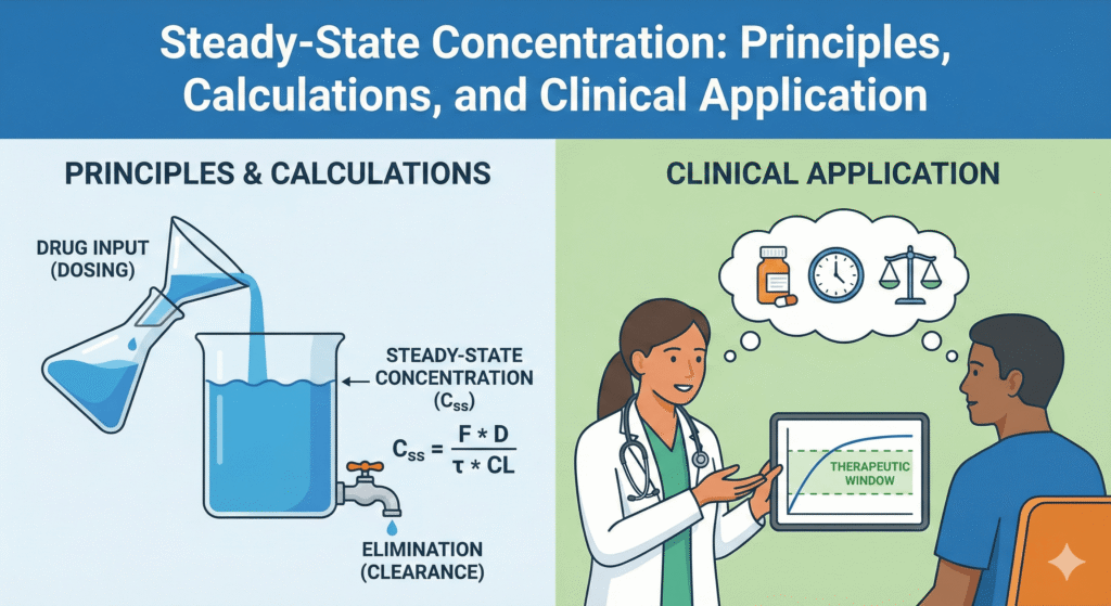 steady state concentration