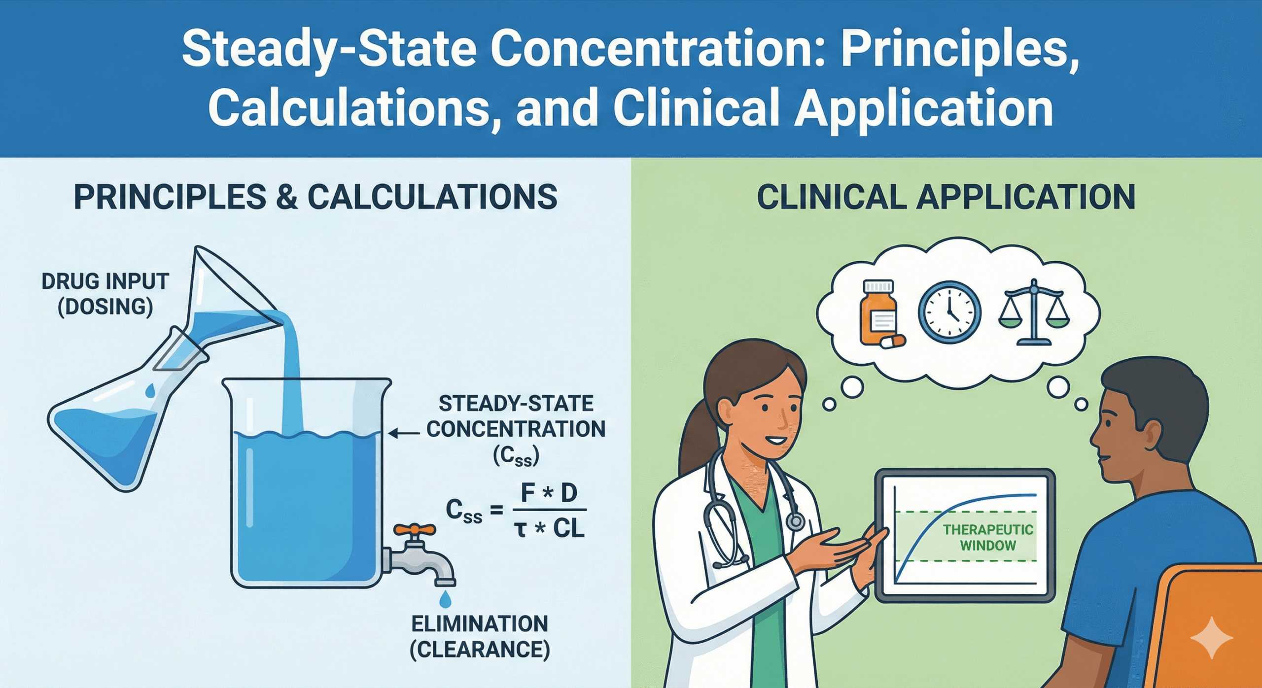 steady state concentration