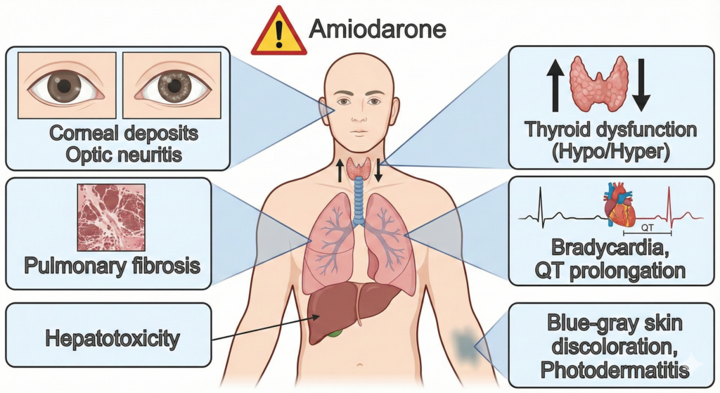 amiodarone side effects - toxicity