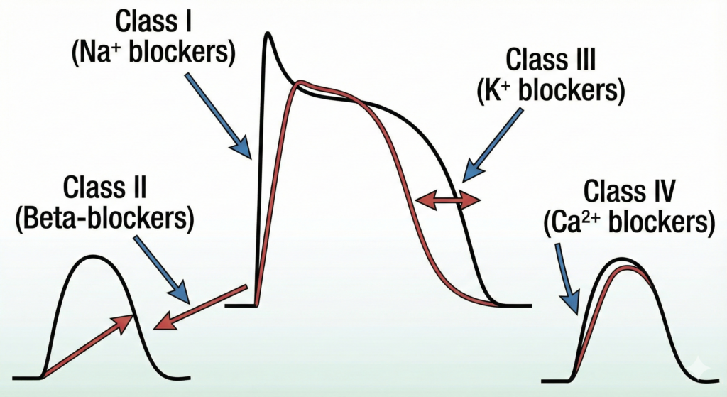 antiarrhymic drugs classes