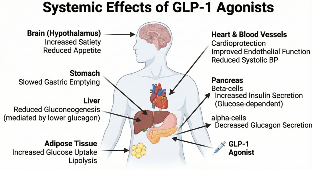 effects of glp-1 agonists